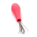 Comb Hair Brush Cleaner Removal Embedded Makeup Tool Plastic Handle Pink P9R6