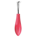 Comb Hair Brush Cleaner Removal Embedded Makeup Tool Plastic Handle Pink P9R6