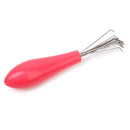 Comb Hair Brush Cleaner Removal Embedded Makeup Tool Plastic Handle Pink P9R6