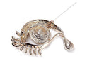 Angel Tears Eye Design Brooch Rhinestone Decoration Party Favor