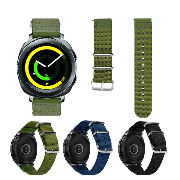 Bakeey 20mm Width Comfortable Anti-scratch Nylon Watch Band Strap Replacement for Samsung Gear Sport / Gear S4