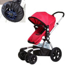 Baby Carriage Cover Black Powder Water Wheel Cover for Small Wheel S J5Z8