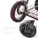Baby Carriage Cover Black Powder Water Wheel Cover for Small Wheel S J5Z8