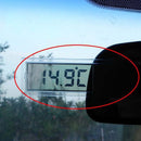 Car Truck LCD Digital Temperature Sensor In/ Outdoor Thermometer Suction Cu