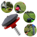 Orange/Red/Green Lawnmower Blades Sharpener Lawn Mower Grass Cutter Sharpener For Drills
