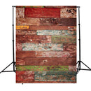 3x5ft Wood Board Wall Child Baby Studio Photo Photography Background Backdrop