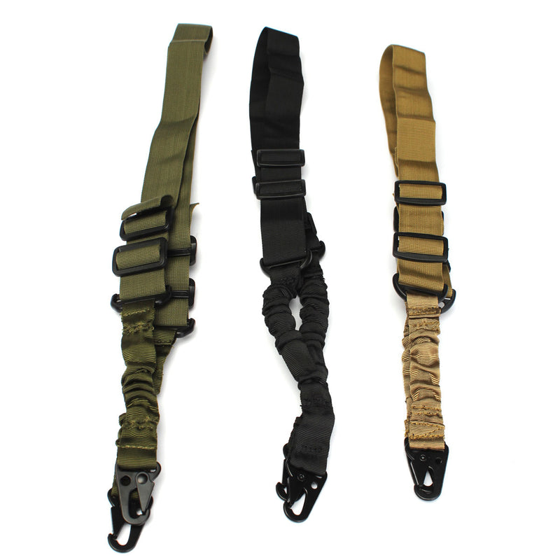 Two Point Sling Nylon Adjustable Hunting Waist Belt Strap With Buckle Hook