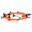 1 pair of 8 Teeth Claw Boat Crawl Slip Cover Stainless Steel Chain Outdoor  J5D9