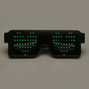 8 Modles LED Party Glasses Goggles Futuristic Eyes Shield Flat Top Shape Frame Mirrored 5 Colors