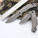 LAOTIE 216mm Stainless Steel Folding Blade Outdoor Survival Tools Kit Hiking Climbing Multifunctional Cutter Too