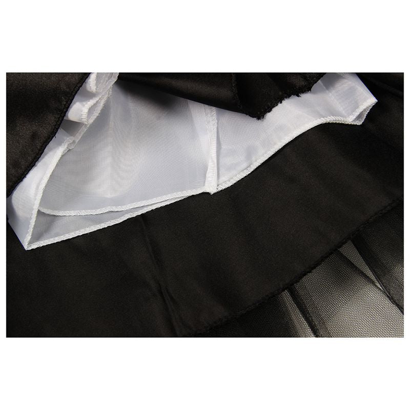 Women Girls Mini Skirt Princess Tutu Skirt 43 cm - black W9B7