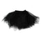 Women Girls Mini Skirt Princess Tutu Skirt 43 cm - black W9B7