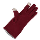 Touch Gloves Winter Warm Gloves Mittens for Touch Screen (red) Q4G4
