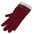 Touch Gloves Winter Warm Gloves Mittens for Touch Screen (red) Q4G4