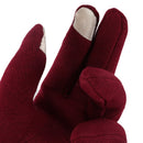 Touch Gloves Winter Warm Gloves Mittens for Touch Screen (red) Q4G4