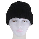 Men's Hat Winter Wool Hemp Cap Hat (black) T2M6