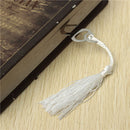 Silver Mental Bookmark With A Tassel Crafting Label Book Mark Party Favor Gifts