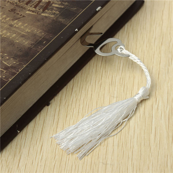 Silver Mental Bookmark With A Tassel Crafting Label Book Mark Party Favor Gifts