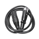 4 pin XLR Male to XLR FEMALE Power Cable Cord 1M for DSLR Camera Photograph Y6L7