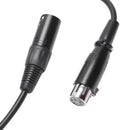 4 pin XLR Male to XLR FEMALE Power Cable Cord 1M for DSLR Camera Photograph Y6L7