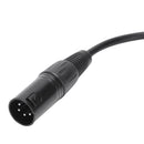 4 pin XLR Male to XLR FEMALE Power Cable Cord 1M for DSLR Camera Photograph Y6L7