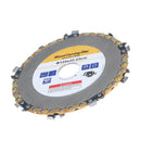 Drillpro Gold 5 Inch Grinder Chain Disc 9 Tooth Wood Carving Disc For 125 Angle Grinder