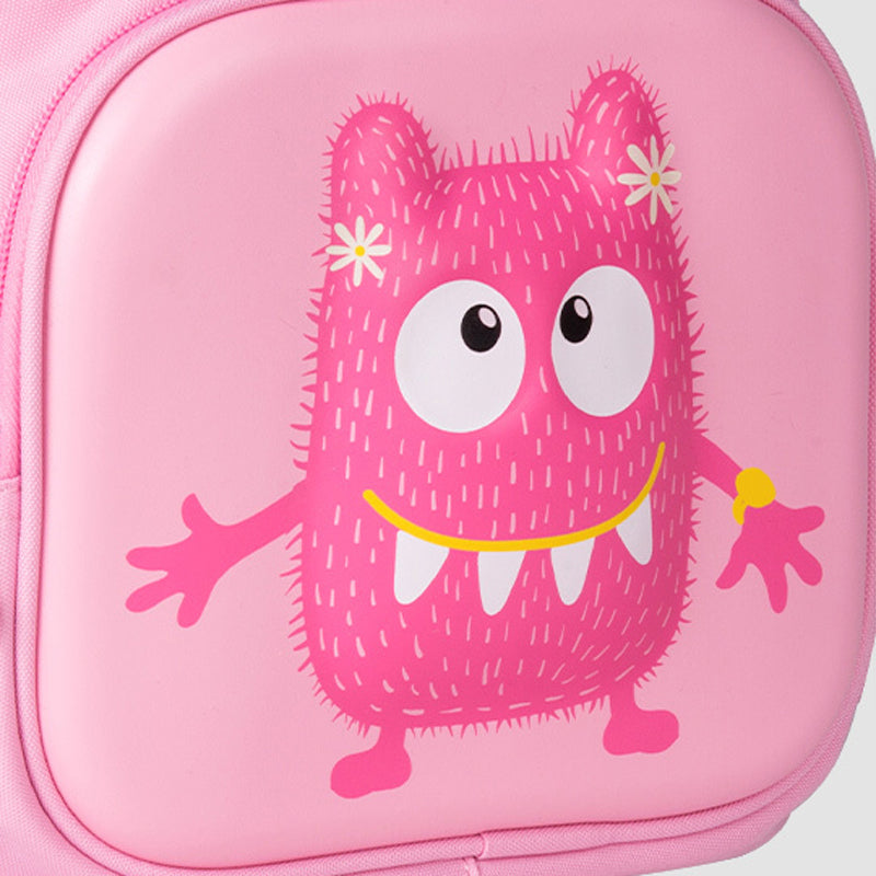 3D Little Monster Style Kid Children Backpack Lightweight School Student Travel Bag Rucksack