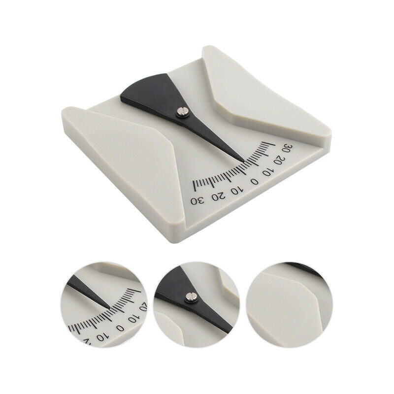 2pcs Eyeglasses Angle Ruler Measuring Tool Protractor Pantoscopic Angle Meter
