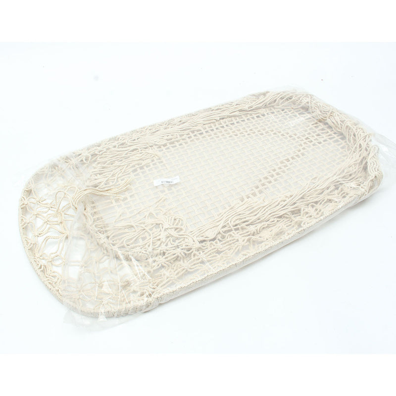 White Hanging Rope Macrame Hammock Chair Swing Baby Nursery Bassinet Cradle