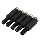 2.1mm x 5.5mm DC Power Female Plug Socket Jack Adapter Connector 5pcs C4J5