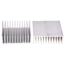 2pcs Chipset Heatsink Heat Diffuse Cooling Fin 50mm x 56mm x 20mm O4U1