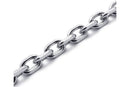 Jewelry Stainless Steel Inverted cross pendant with 55cm chain, necklace fo
