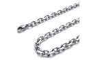 Stainless Steel Jesus crucifix cross pendant with 50cm Chain, necklace for  Q9A2