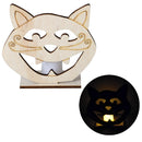 Loskii JM01541 European Hollow Christmas Snowflakes Wooden Pendants Ornaments Halloween Ornament Party Decorations Kids Gift