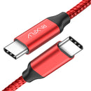 RAXFLY 2.4A Type C To USB C Fast Charging Data Cable 1M For Macbook Oneplus 5T Xiaomi Mix 2S S9+