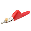 White Copper Multipurpose Barbed Test Alligator Clip Test Connector Red and Black Multimeter Test Parts