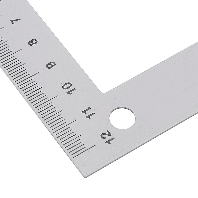 Woodworking 45/90 Degree Triangle Ruler Carpenter L Square Marking Ruler Angle Ruler