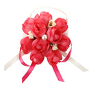 Wrist Corsage Bracelet Bridesmaid sisters hand flowers Wedding Party Bridal G3Z4