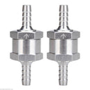 2pcs 6MM Non-Return One Way 1/4 Inch Air Fuel Oil Check Valve crude oil eng