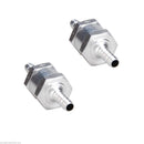 2pcs 6MM Non-Return One Way 1/4 Inch Air Fuel Oil Check Valve crude oil eng