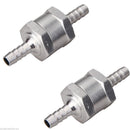 2pcs 6MM Non-Return One Way 1/4 Inch Air Fuel Oil Check Valve crude oil eng