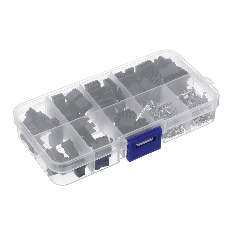 200pcs 2.54mm Dupont Terminal Male/Female Pin SM2.54 Cable Plug 2/3/4/5 Pin Electrical Jumper Header Housing Wire Connector Kit