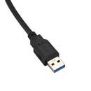 Converter cable USB 3.0 port Sata III SSD / HDD 2.5 inch, Black / anthracit