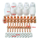 60pcs Air Plasma Cutting Cutter Consumables Extended Fit PT31 LG40 Torch CUT-50D