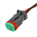 LED HID Wiring Loom Harness 2 Ways Kit with H4 HB3 Adapter ON OFF Switch 12V/24V for Car Spot Light