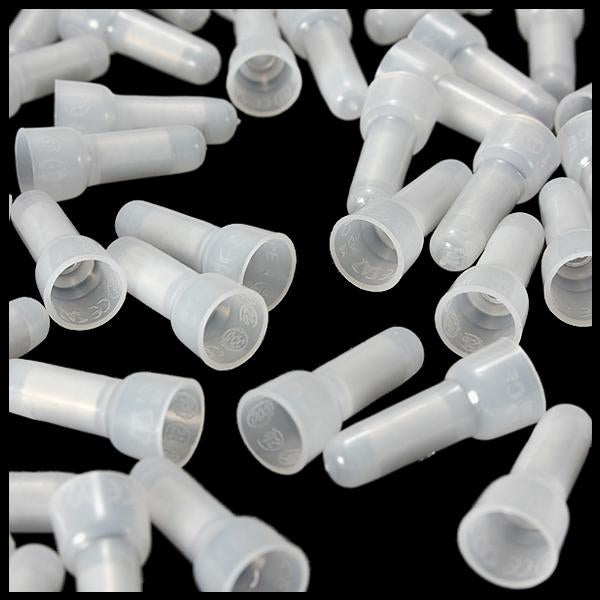 100pcs 22-16 GA AWG Closed End Crimp Caps Splice Gauge Wire Connectors Terminals