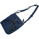 fashion retro denim crossbody bag women classic canvas pochette casual zipp F1L1