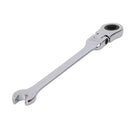 1PC Flexible Head Ratchet Metric Spanner Open End And Ring Wrenches Tool 8m K3C3