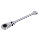 1PC Flexible Head Ratchet Metric Spanner Open End And Ring Wrenches Tool 8m K3C3