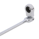 1PC Flexible Head Ratchet Metric Spanner Open End And Ring Wrenches Tool 8m K3C3